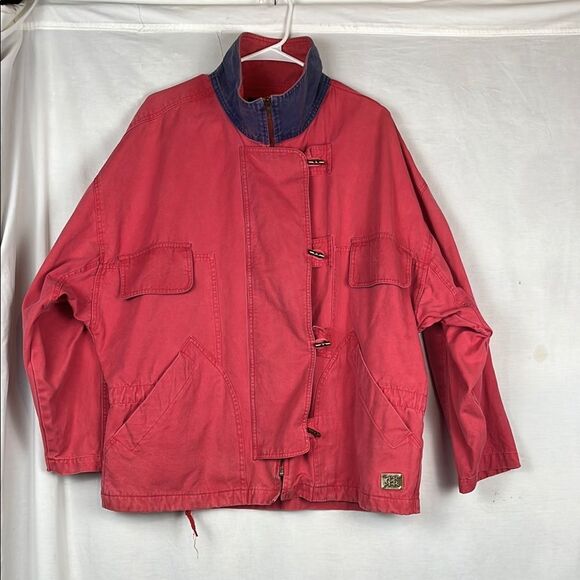 Rusty Pink Vintage Cotton Hunt Club Jacket - Picture 1 of 8